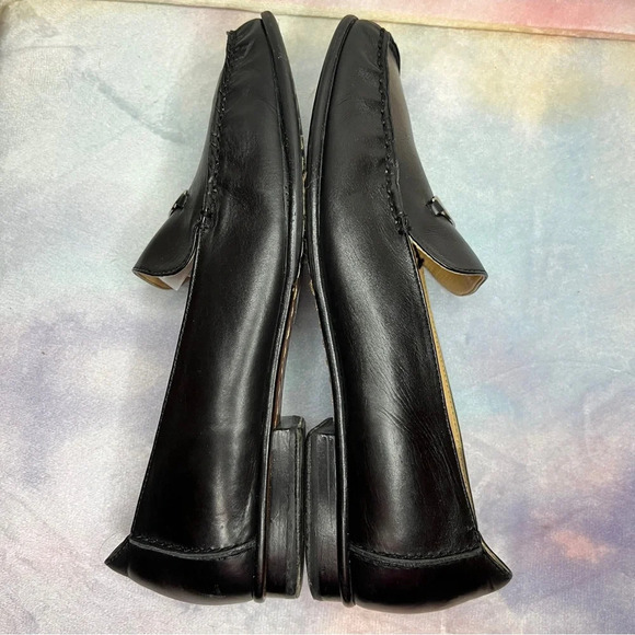 Circa Joan & David Black Leather Flat Women’s 8.5 - Picture 5 of 11